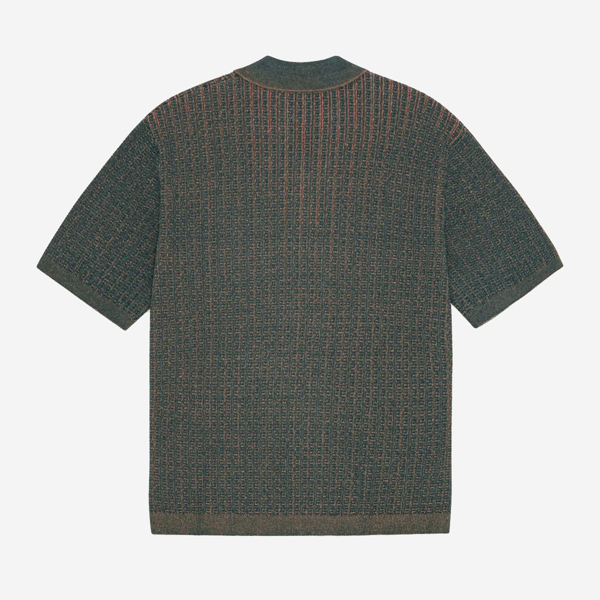 Evan Knitted Vacation S/S Shirt - Sea Moss Green