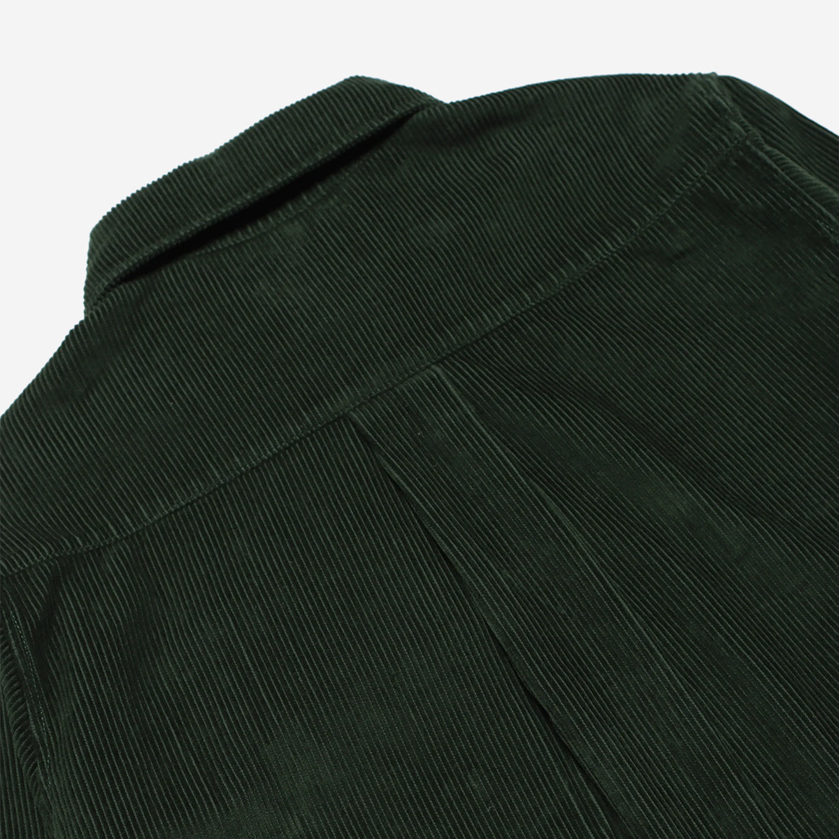 Evans Corduroy Overshirt - Bottle Green