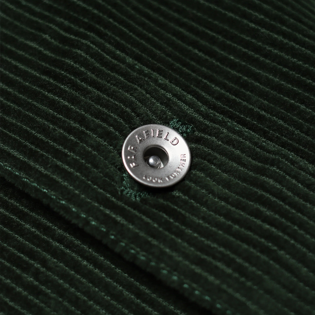 Evans Corduroy Overshirt - Bottle Green