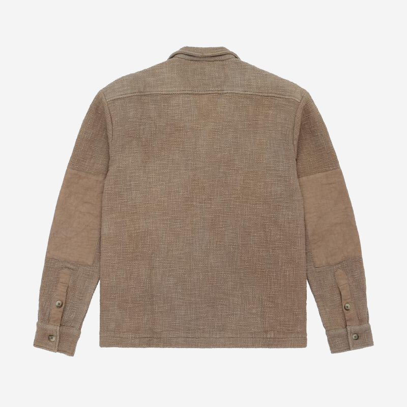 Open Collar Field Shirt - Moonrock Slub