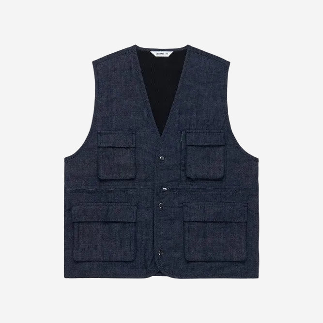 3Sixteen - Field Utility Vest - Indigo Ripstop – Muddy George