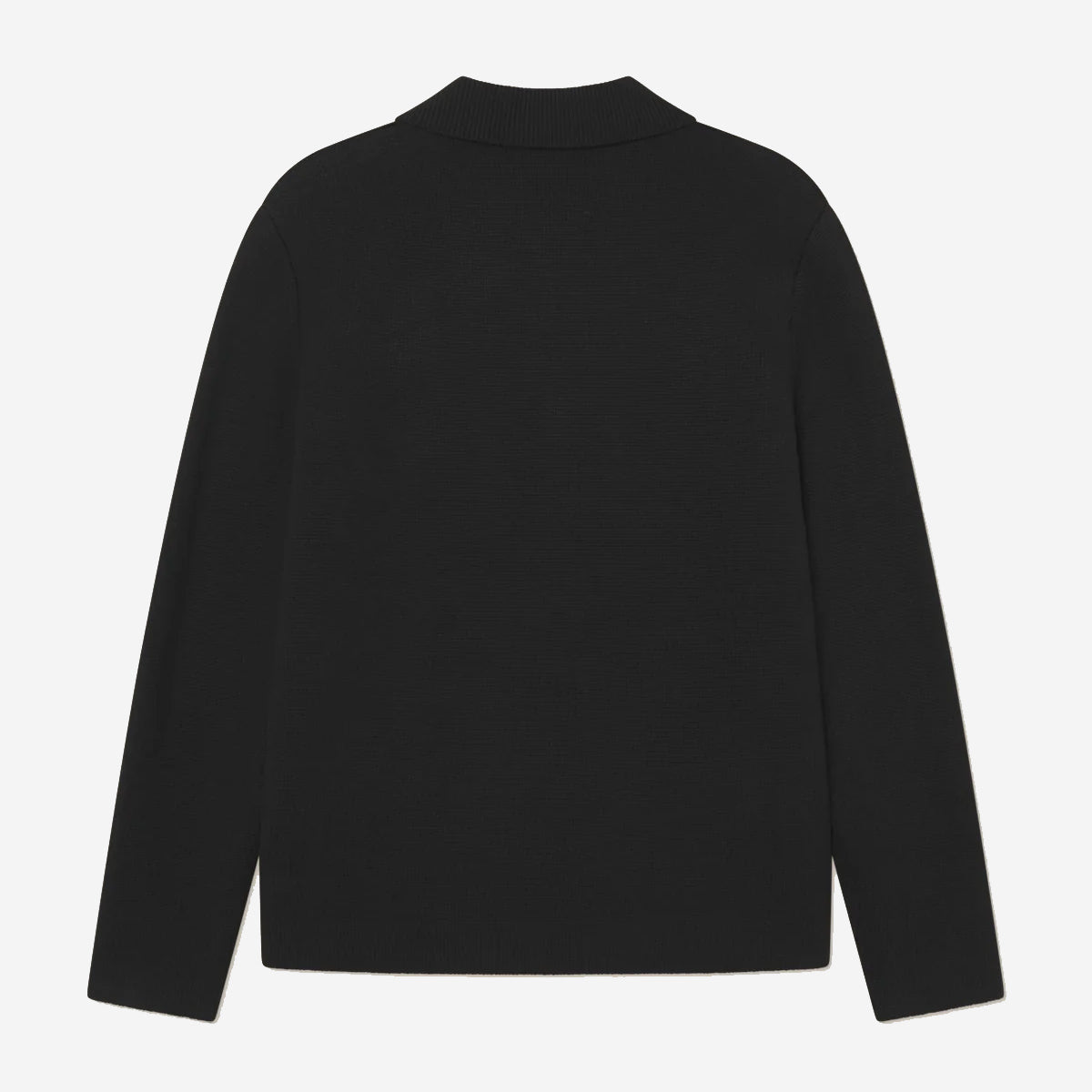 Fischer Cotton Milano Knit Overshirt - Black