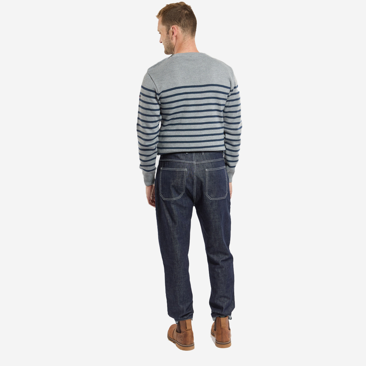 Fisherman Fatigue Tapered Jeans - Indigo