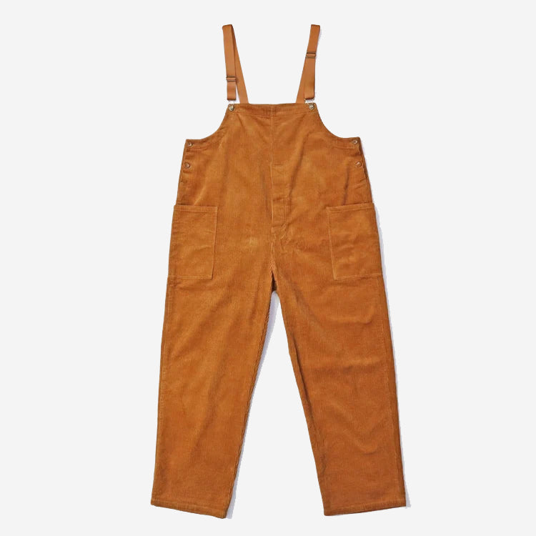 Fisherman's Bib Overall - Brown Corduroy