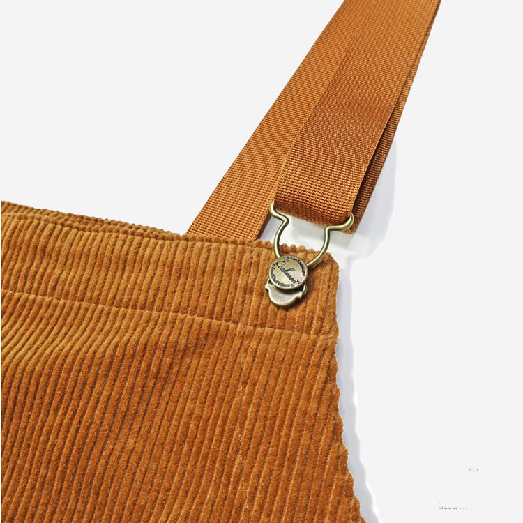 Fisherman's Bib Overall - Brown Corduroy