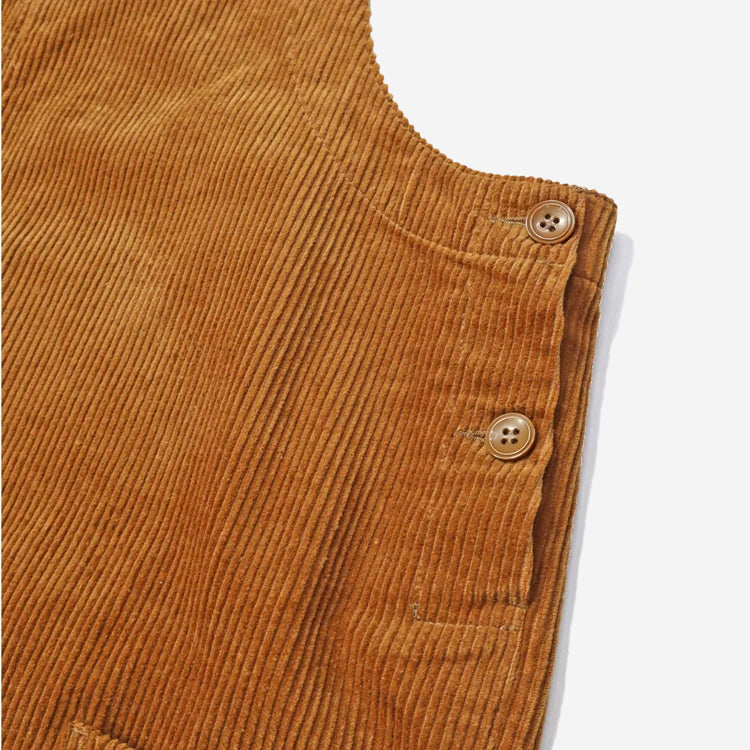 Fisherman's Bib Overall - Brown Corduroy