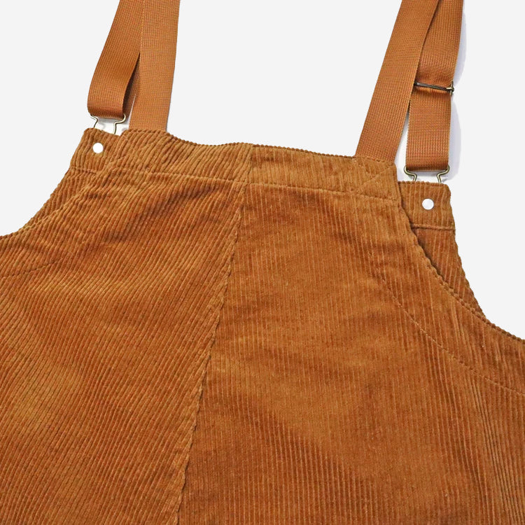 Fisherman's Bib Overall - Brown Corduroy