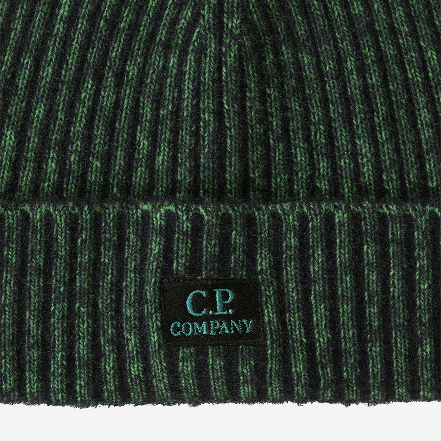 Fleece Knit Vanise Beanie - Green