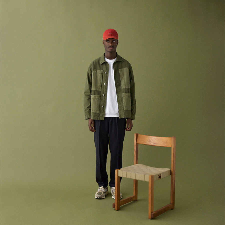 Amble Ripstop Overshirt - Army Green