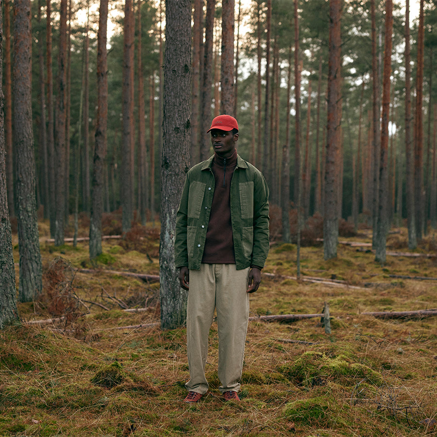 Amble Ripstop Overshirt - Army Green