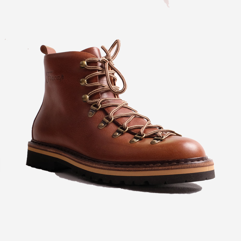 M120 Alto Magnifico Leather Boots - Brown