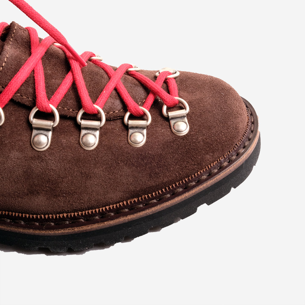 M120 Magnifico Suede Leather Boots - Coffee Brown