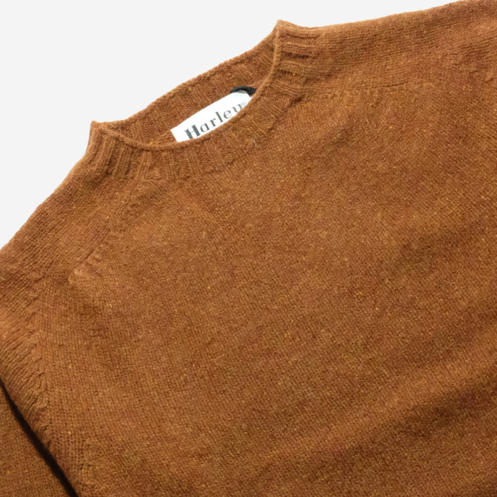 Glenugie Nep Donegal New Wool Sweater - Rhum