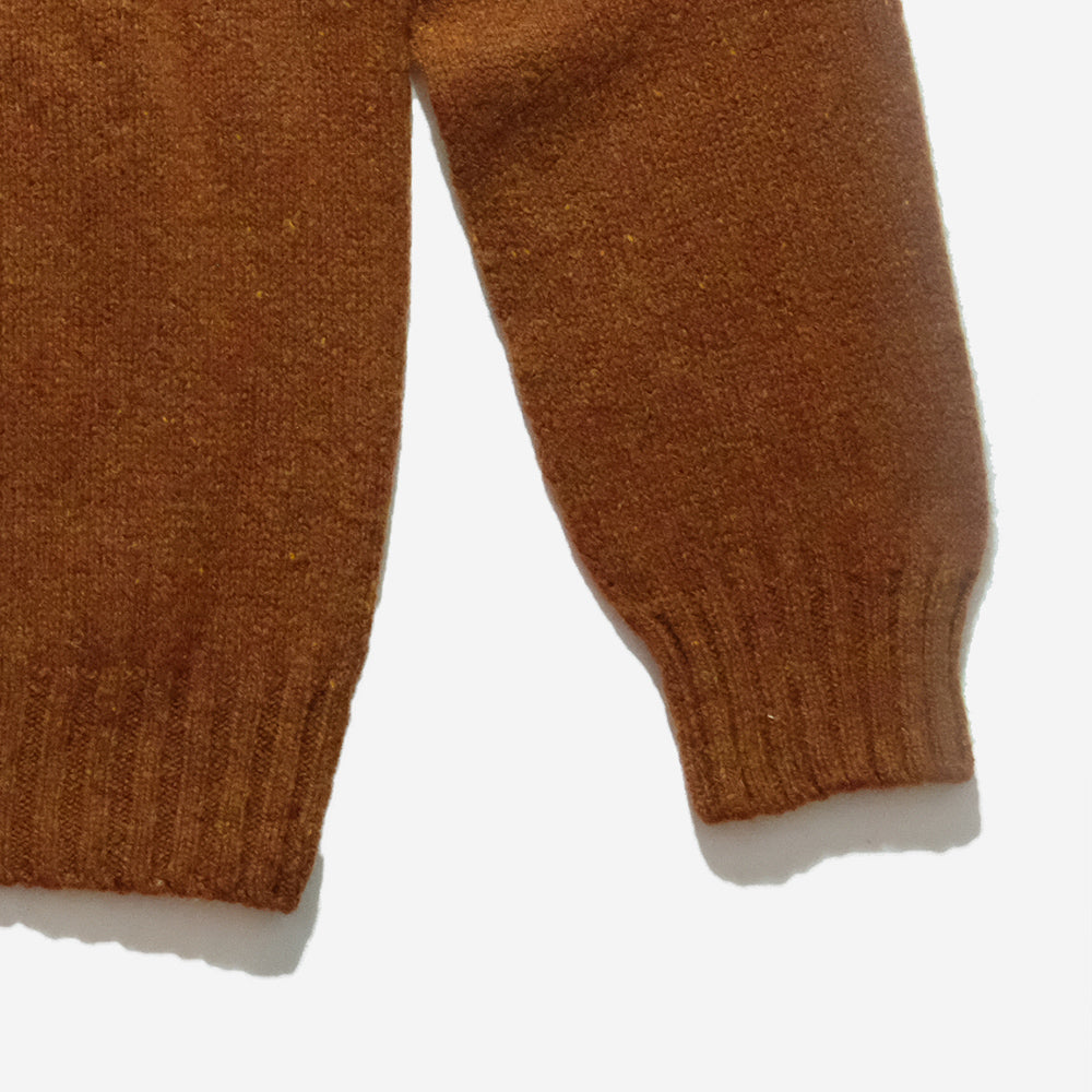 Glenugie Nep Donegal New Wool Sweater - Rhum