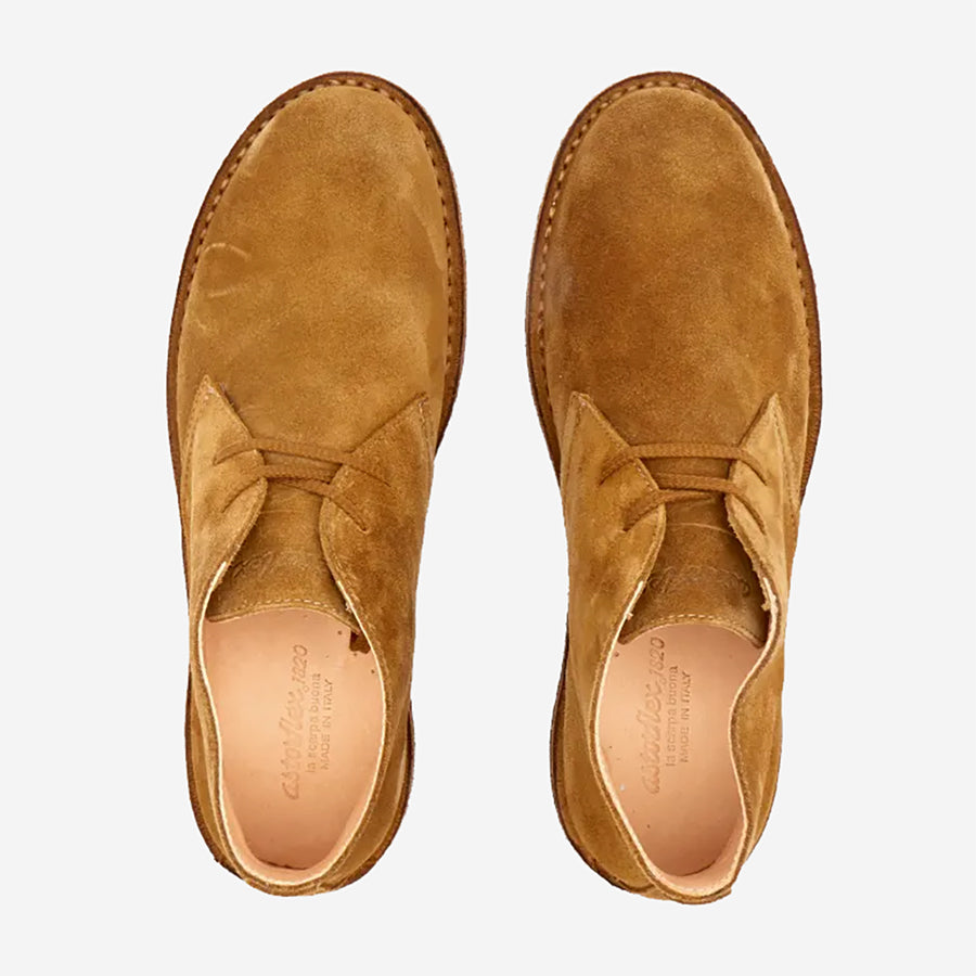 Greenflex Suede Desert Boot - Whiskey Brown