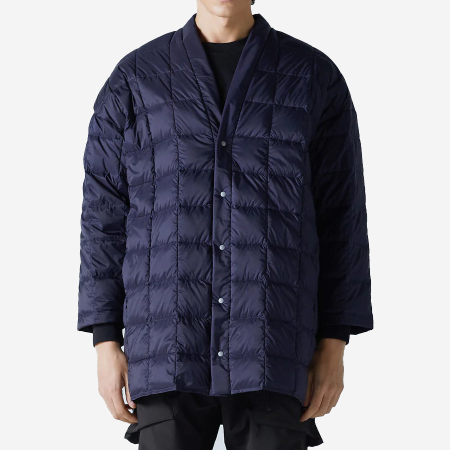Hanten Down Cardigan Jacket - Dark Olive