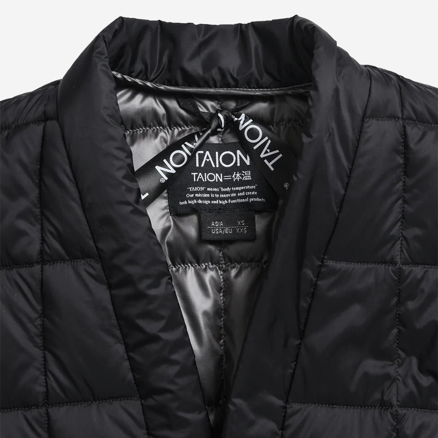 Hanten Down Cardigan Jacket - Dark Olive