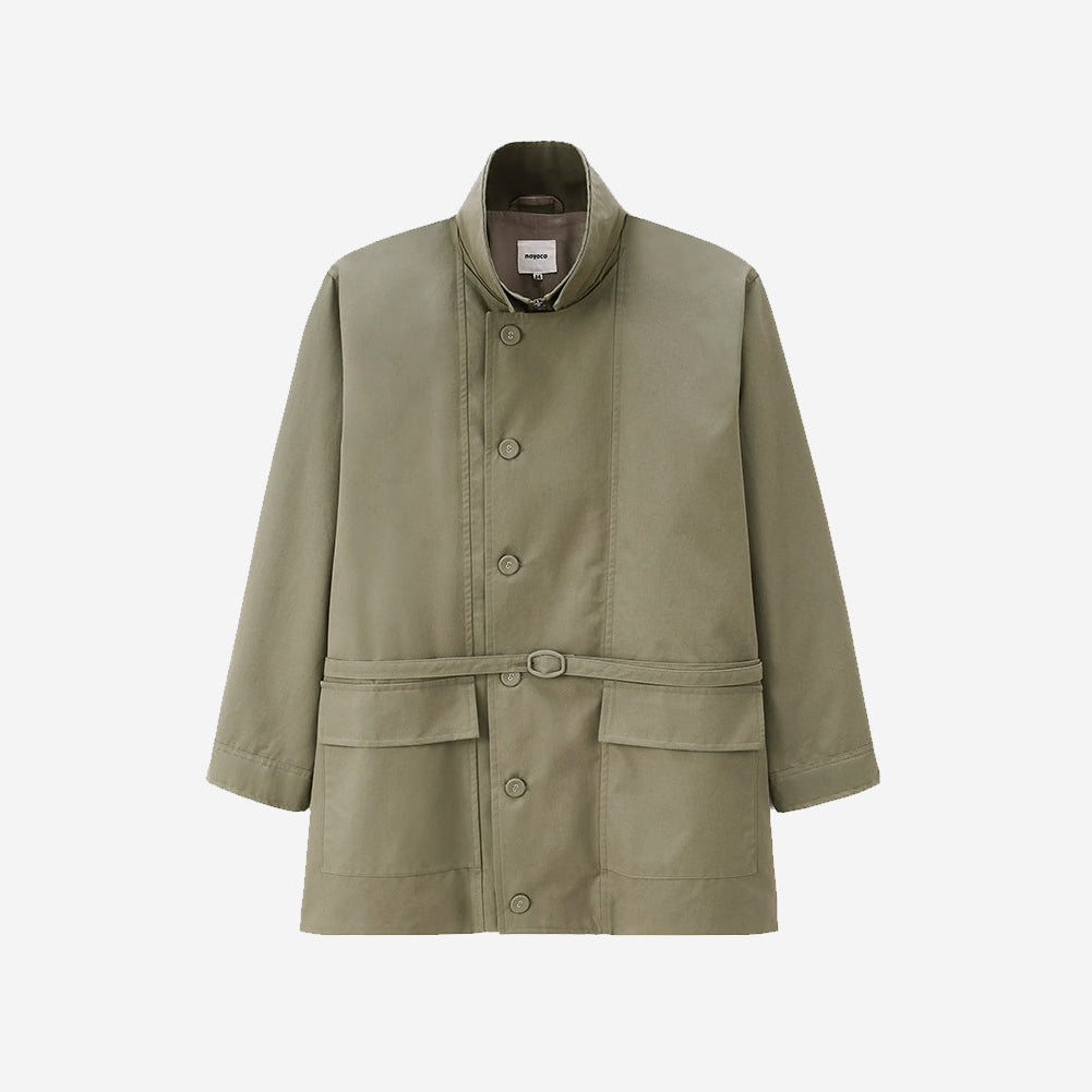 Haro Cotton Canvas Work Parka - Green