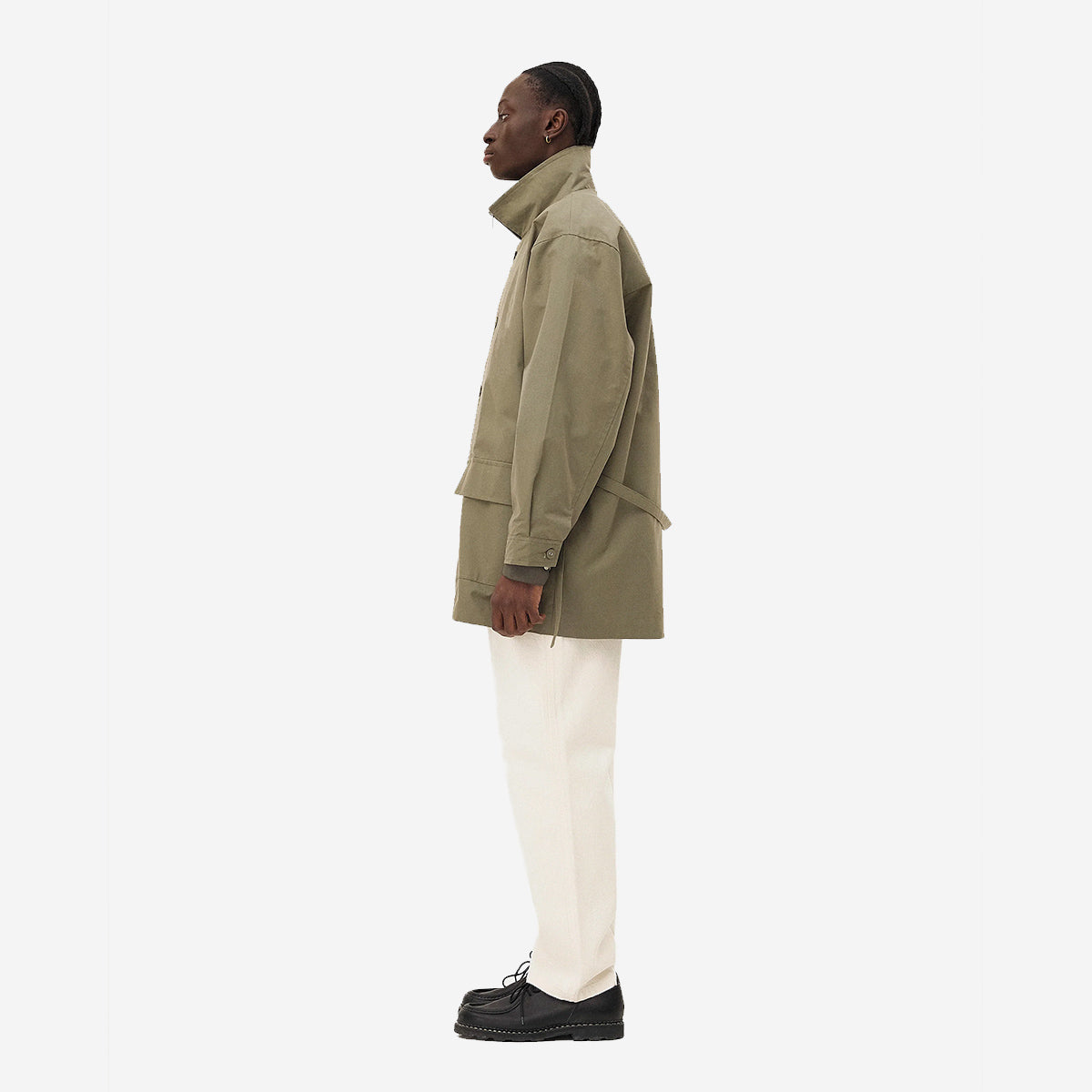 Haro Cotton Canvas Work Parka - Green
