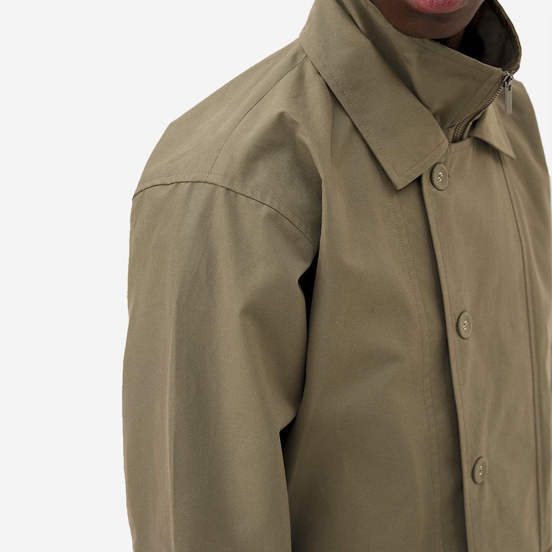 Haro Cotton Canvas Work Parka - Green