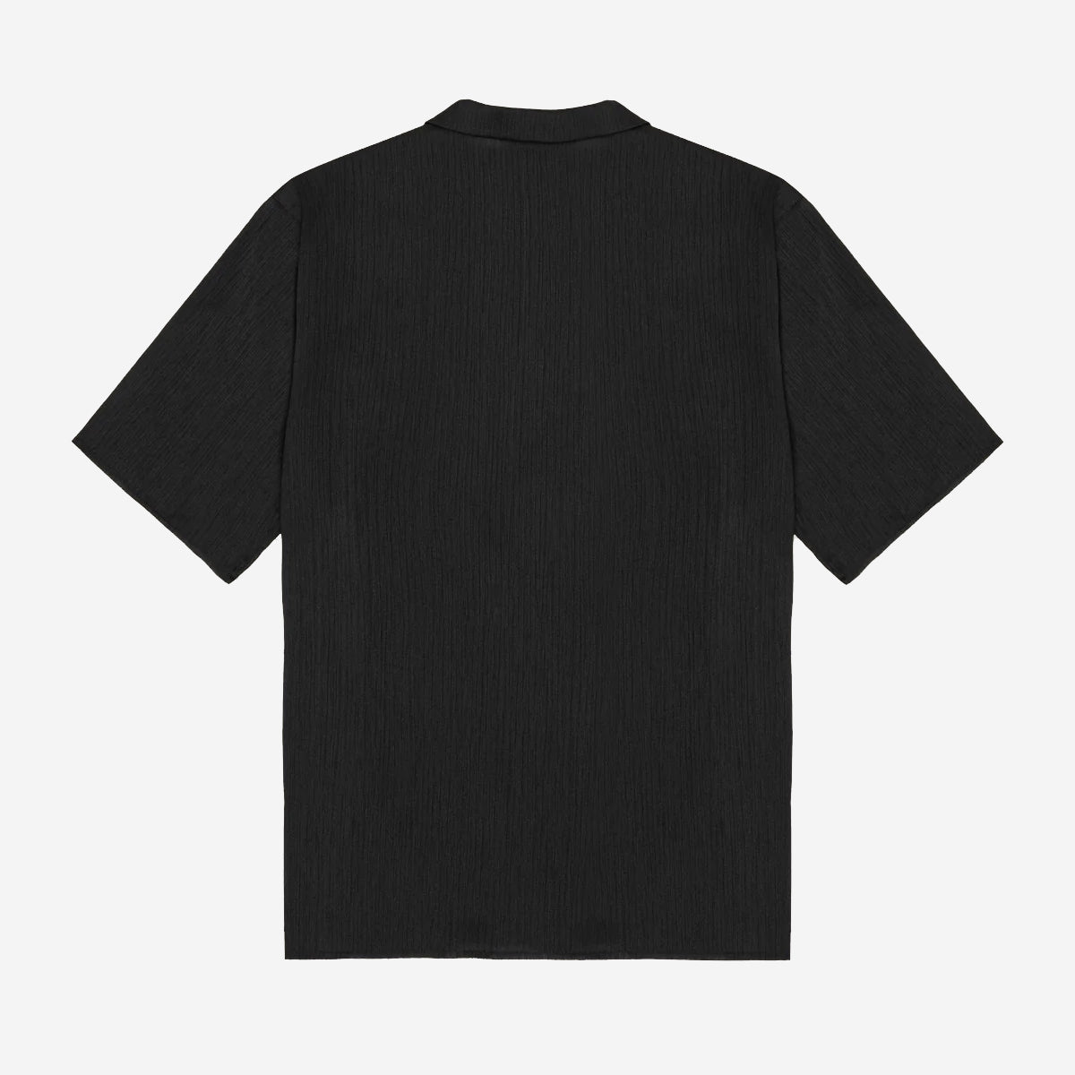 Hector Plissé S/S Shirt - Black