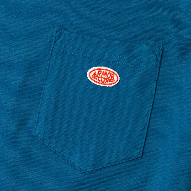 Heritage Logo Pocket T-Shirt - Glacial Blue