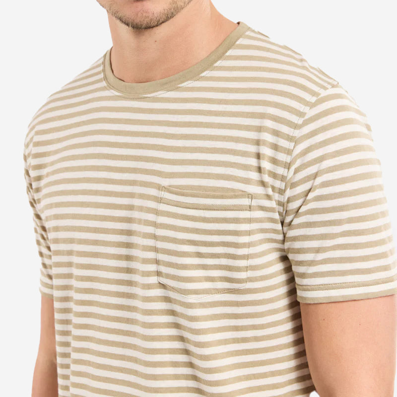 Striped C/L T-Shirt - Treehouse/Nature