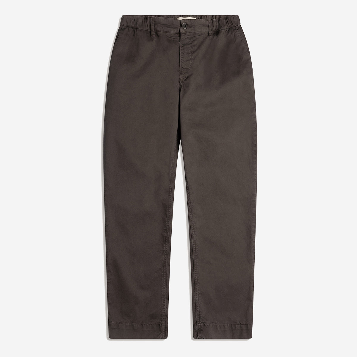 Inverness Cotton Twill Tapered Trouser - Charcoal