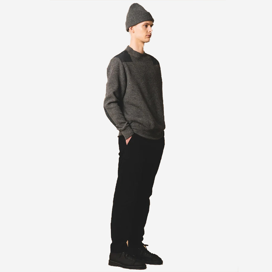 Inverness Cotton Twill Trouser - Black