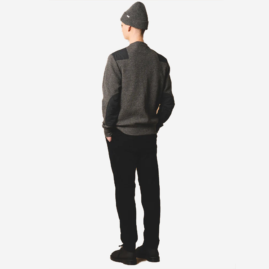 Inverness Cotton Twill Trouser - Black