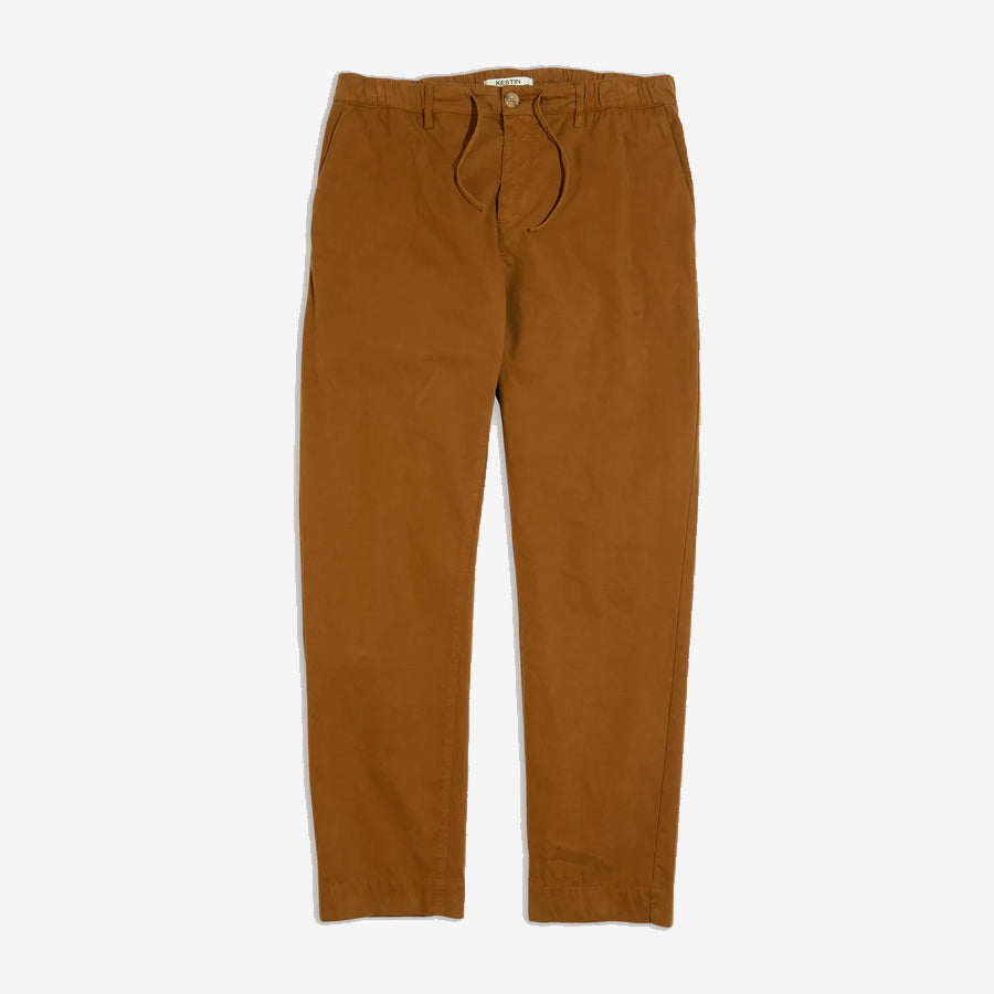Inverness Cotton Twill Trouser - Tobacco