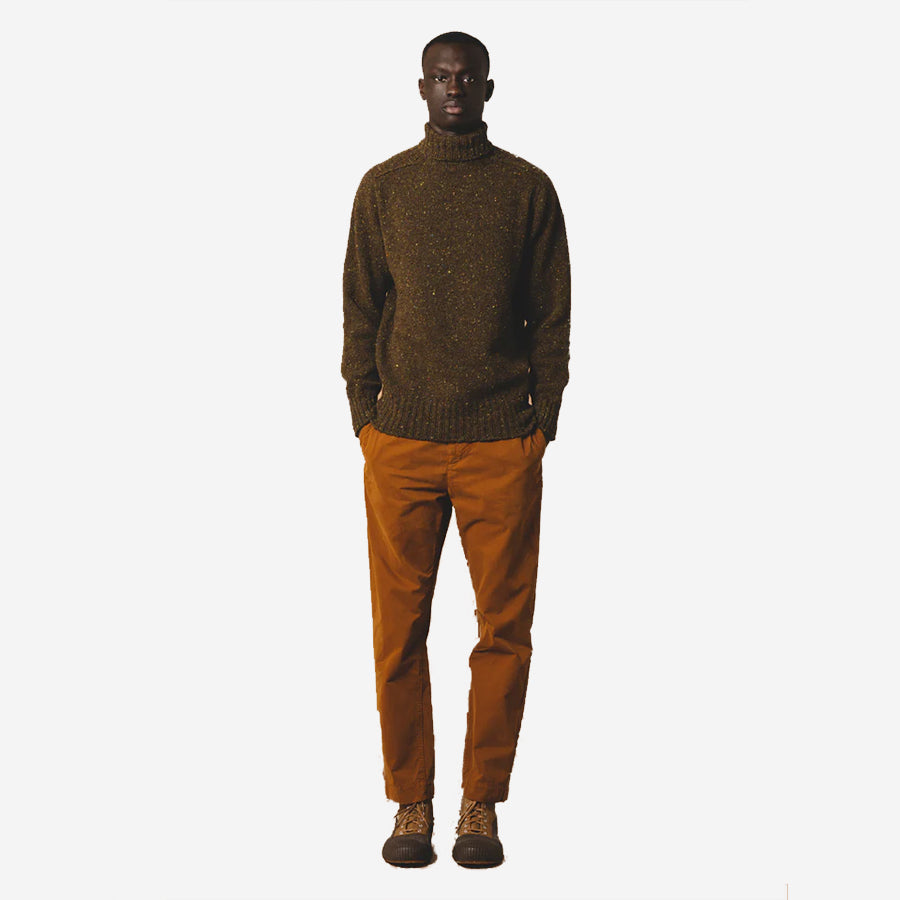 Inverness Cotton Twill Trouser - Tobacco