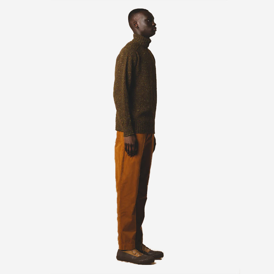 Inverness Cotton Twill Trouser - Tobacco