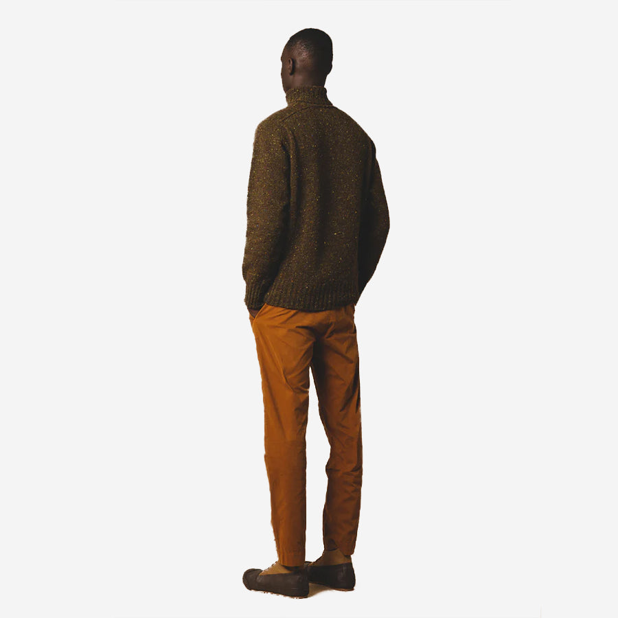 Inverness Cotton Twill Trouser - Tobacco
