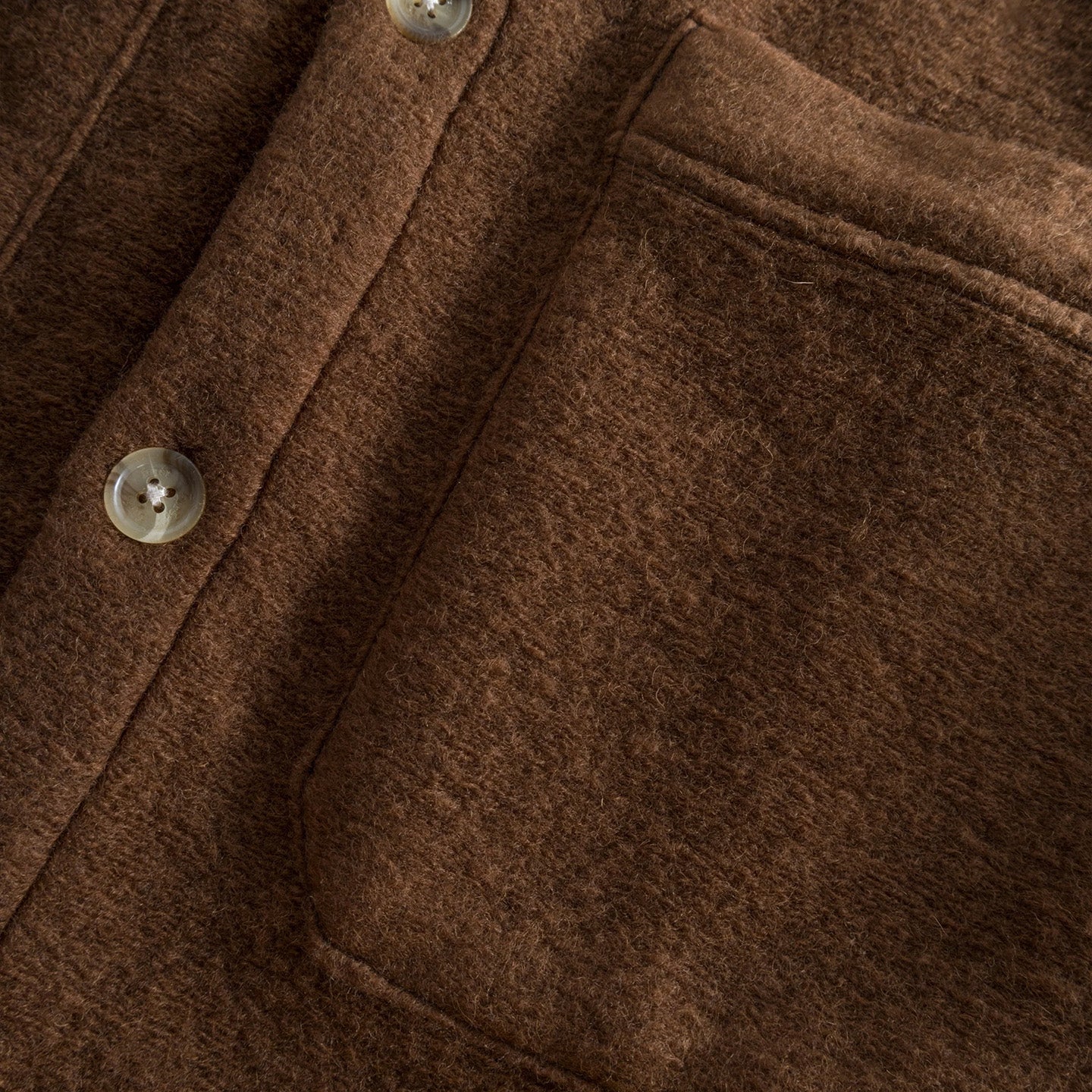 Ivy Wool Overshirt - Rubber