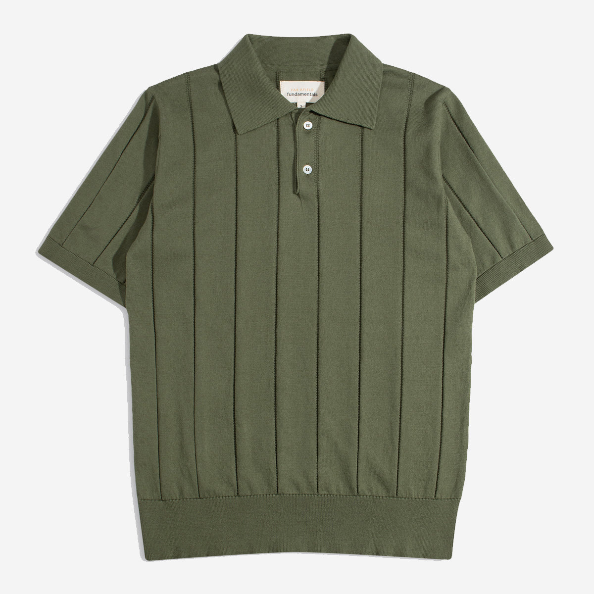FAR AFIELD - Jacobs Knit S/S Polo - Olive Green – Muddy George