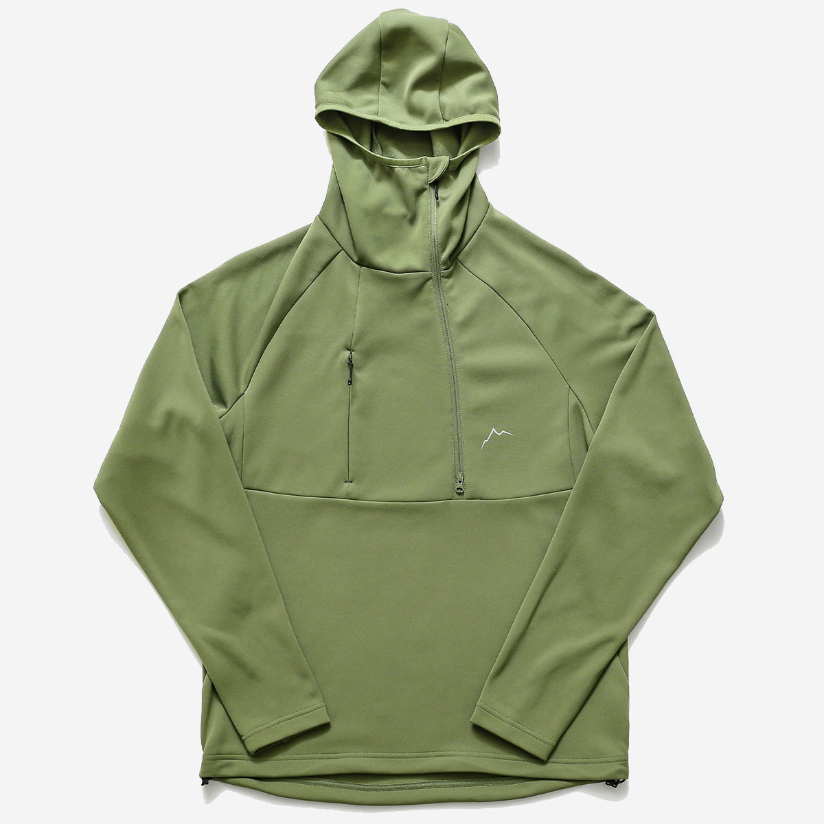 Warm interior zip sweatshirt with modal