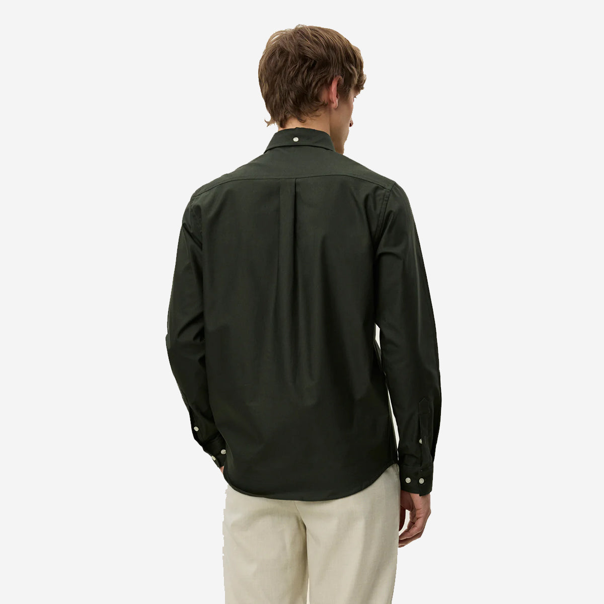 Konrad Oxford Shirt - Duffle Bag Green