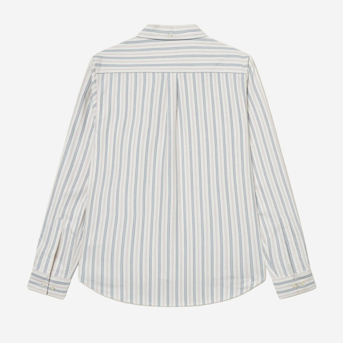 Konrad Striped Oxford Shirt - Light Ivory