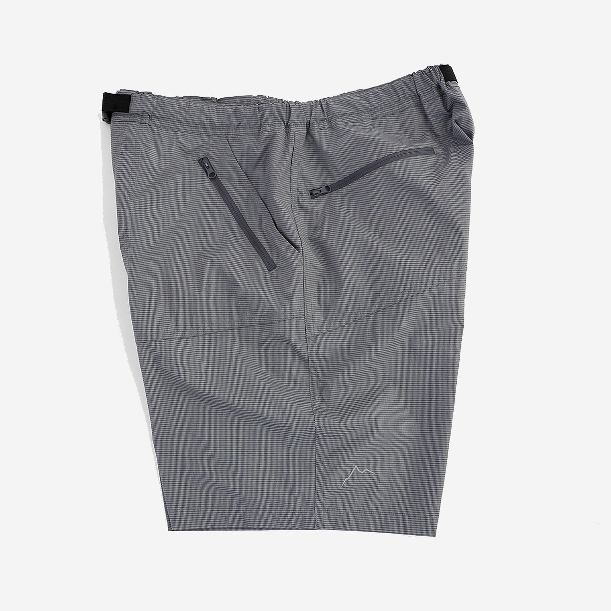 Light Check 6-Pocket Shorts - Dark Grey