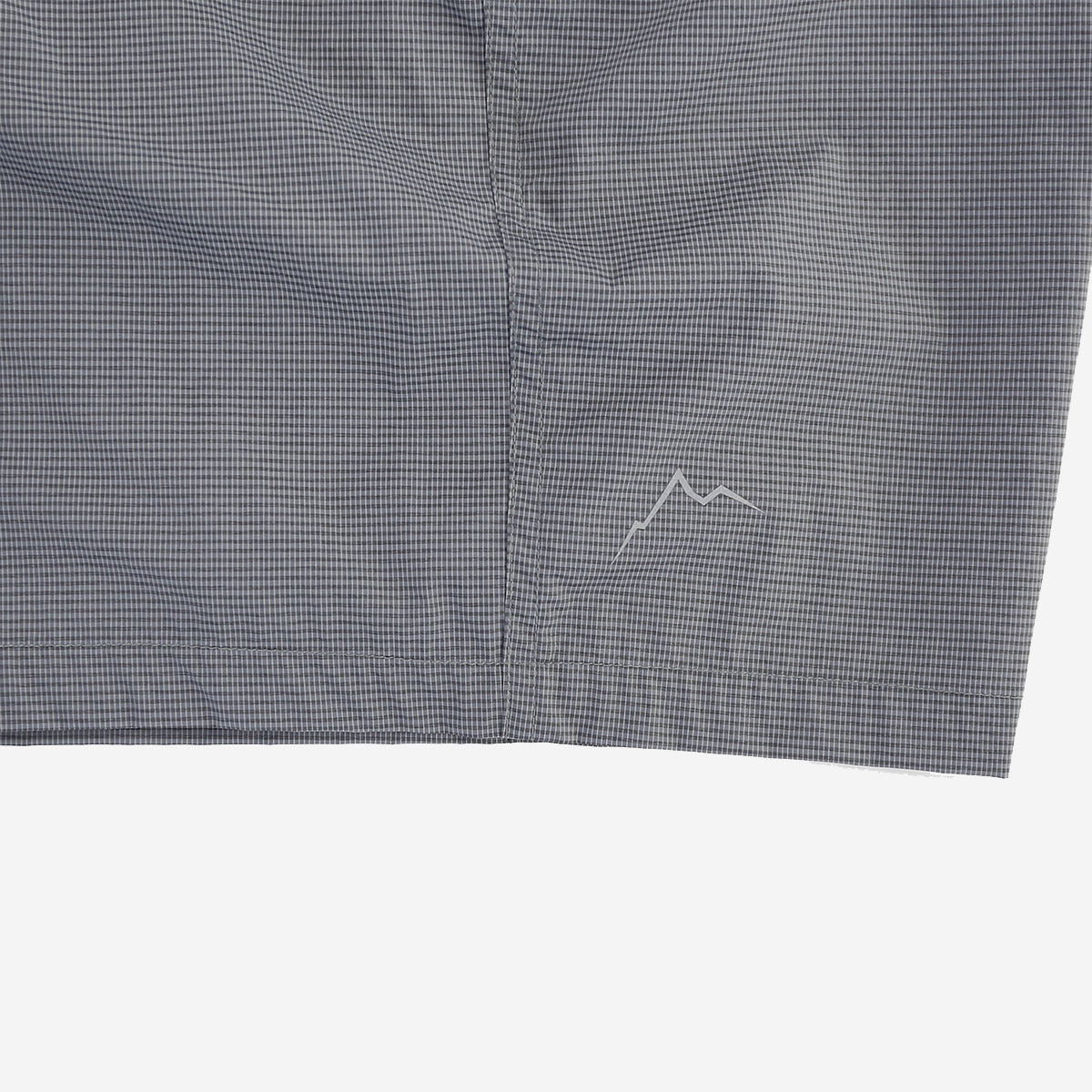Light Check 6-Pocket Shorts - Dark Grey