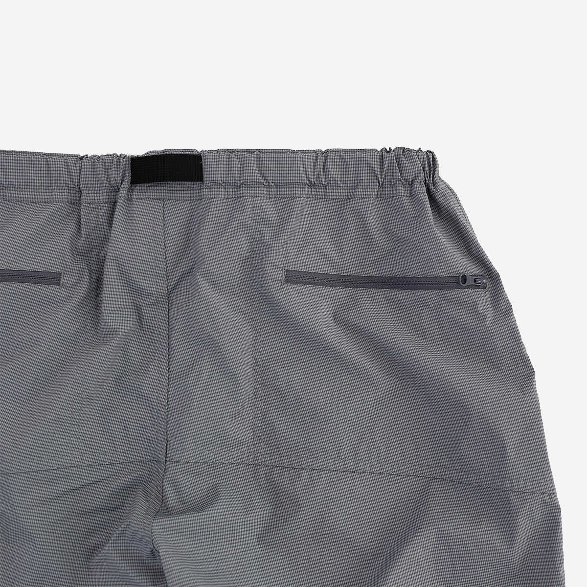 Light Check 6-Pocket Shorts - Dark Grey