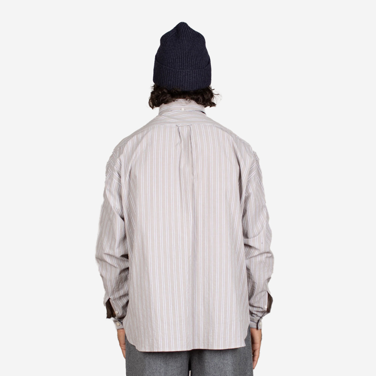 Baggy Organic Cotton Shirt - Thousand Stripe