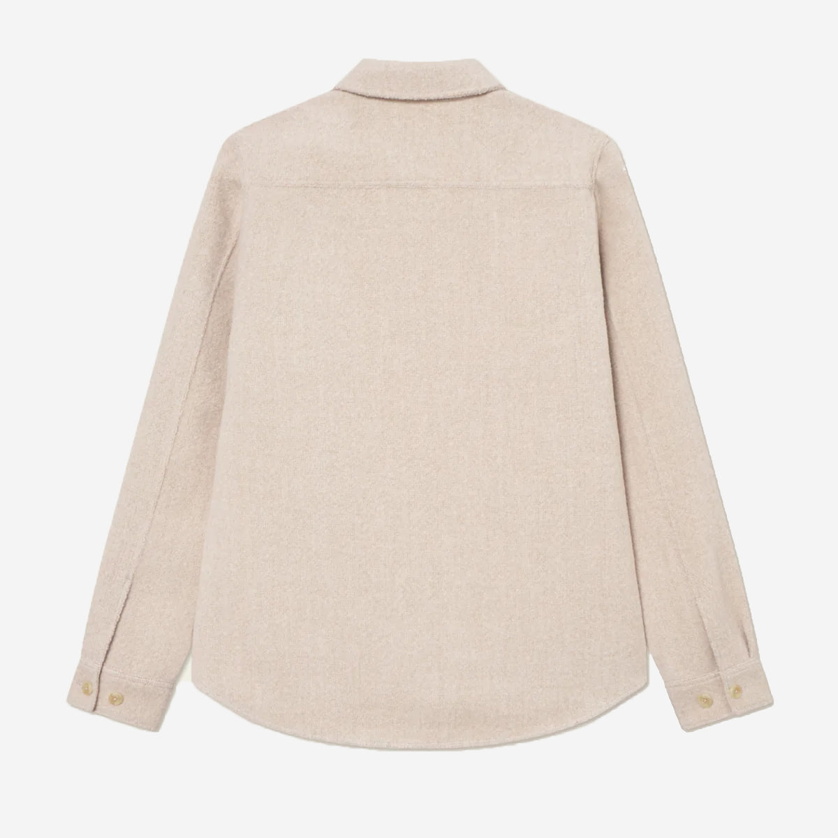 Lennon Bouclé Wool Overshirt - Ivory