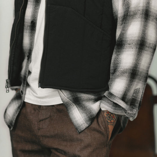 Liner Nylon Ripstop Vest - Black