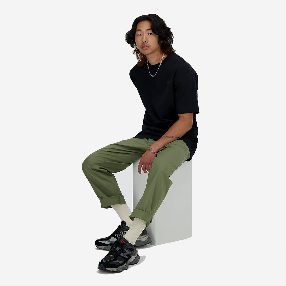 Twill Tapered Pant - Dark Olive