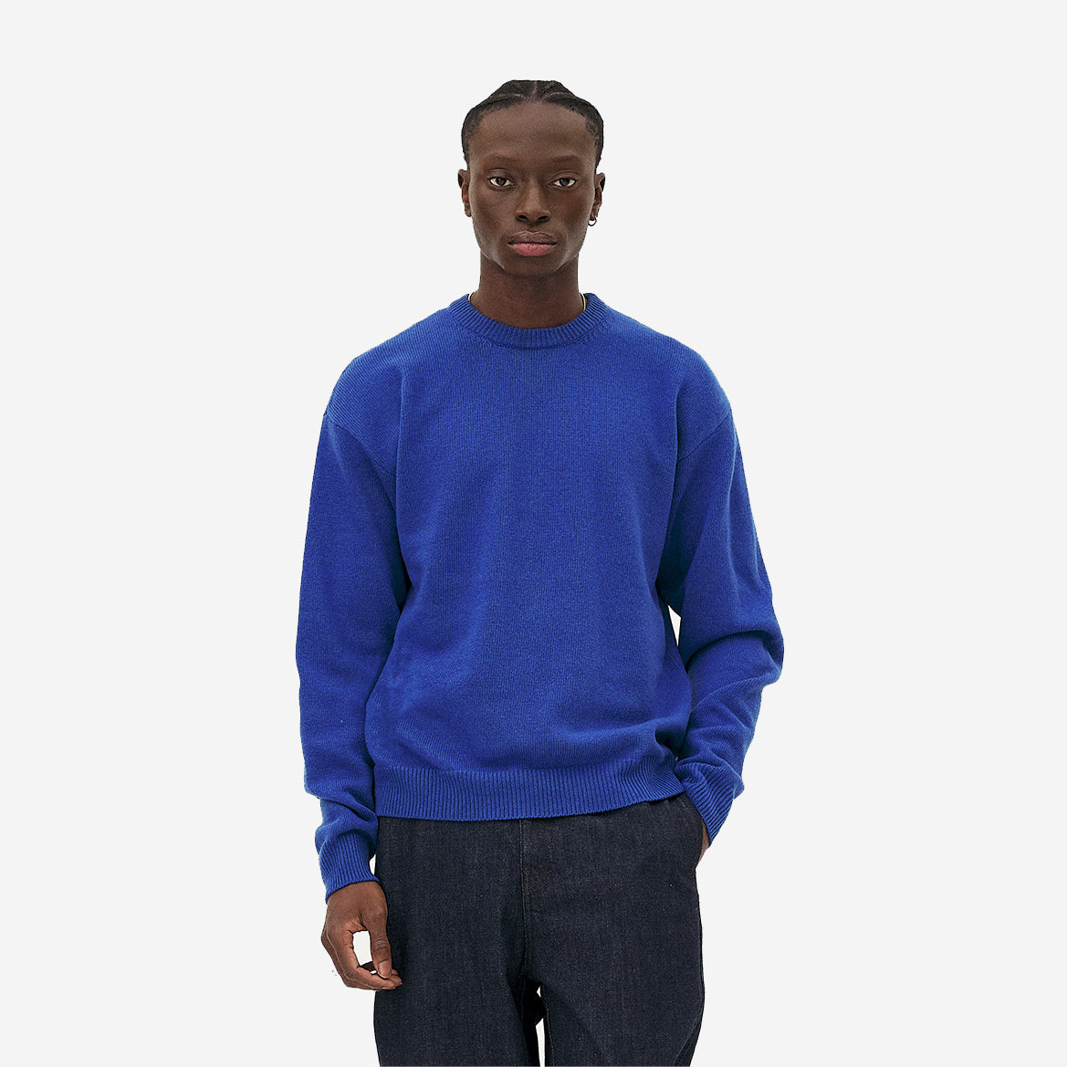 Malmo Merino Wool Sweater - Outremer Blue