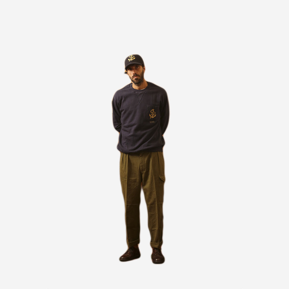 Mike Twill Army Cargo Pant - Olive