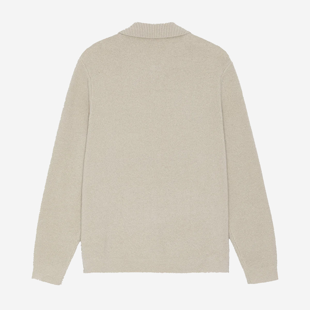 Milano Wool Knit Overshirt - Light Sand