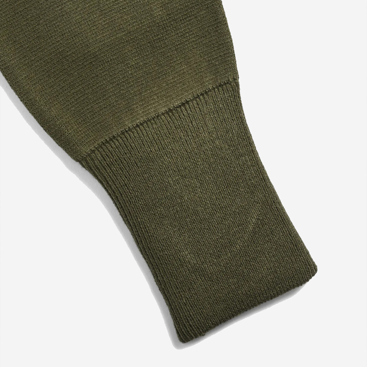 Military Double-Zip Knit Hoodie - Dark Navy